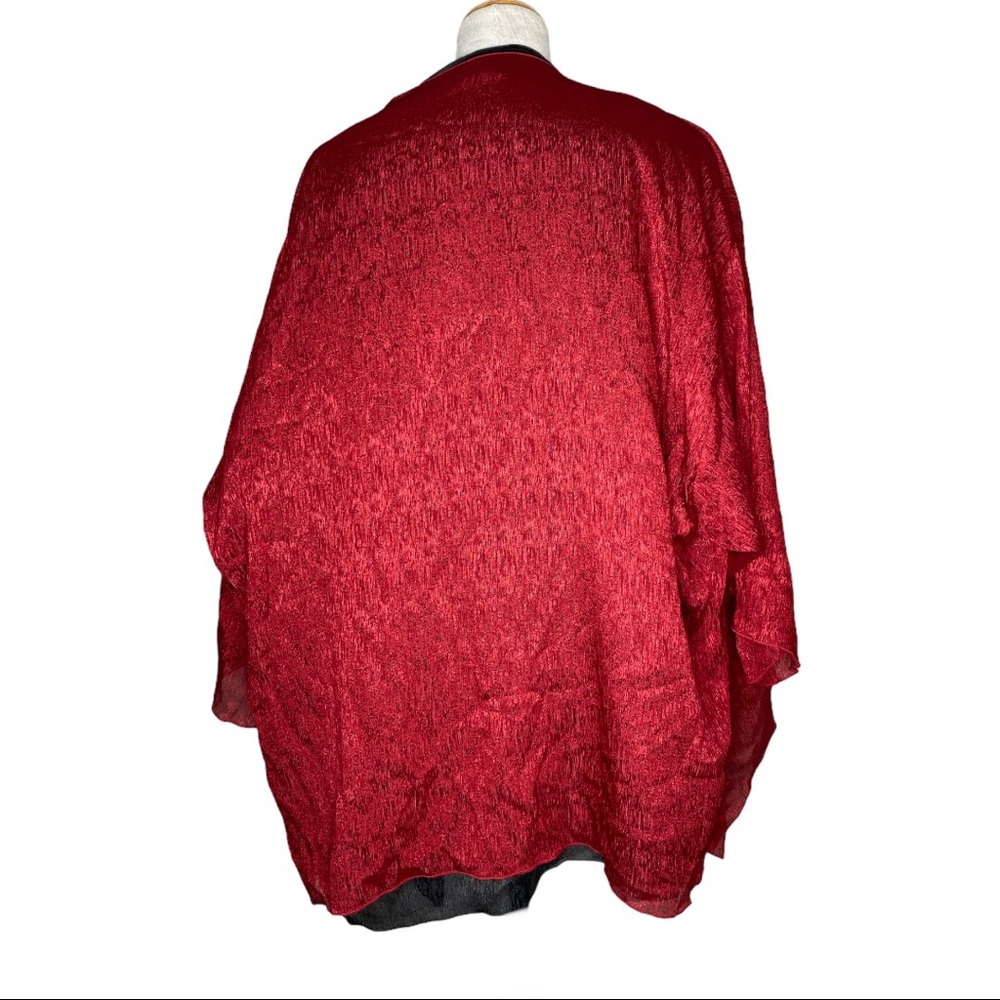 IC Collection Plus Size Open Front Cardigan - Picture 3 of 3